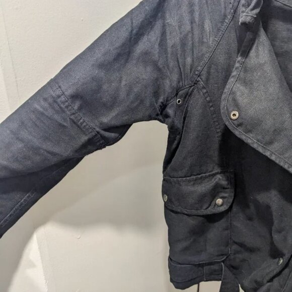 Aritzia Wilfred Free | Rayder Linen Moto Jacket | Black | S - Picture 7 of 9